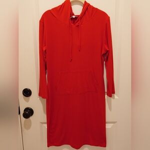 Red Hoodie Dress